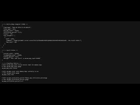 Kernel Tuning – The max_map_count Trap