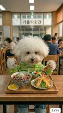 성당에 밥 먹으러 왔습니다. BongBong Came to Myeongdong Cathedral for Lunch. #봉봉이 #cutedog #bichonfrise