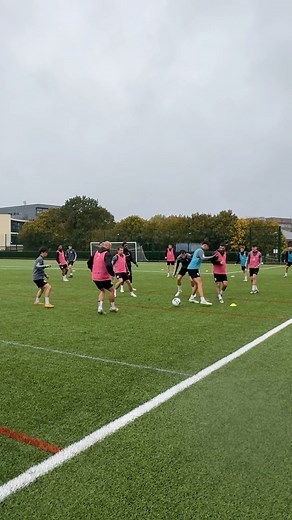 Training in the rain. | Woking FC
