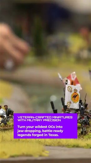 Battle-forged miniatures with military-grade precision. Veteran-crafted in Texas, turning your wildest OCs into reality. DM us to forge your legend! #3DPrinting #Miniatures #TabletopGaming #Cosplay #CustomProps #BoardGames #Wargaming #Border3D #VeteranOwned