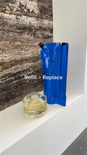 Refillable? Obviously Our 200mL Diffuser Refill Pouch makes it easy to top up your favourite ECOYA fragrance - without the waste. A small swap that makes a big difference. 👉 Refill now at ecoya.com | ECOYA