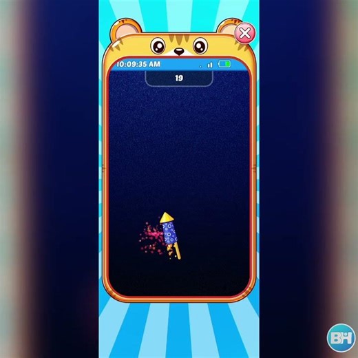 Rocket Blast Game for Kids Fun Firecracker Baby Phone Game