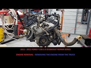 💥💥 3.5 ECOBOOST HOW-TO SERIES: 3.5 ECOBOOST ENGINE REMOVAL IN THE 2011 - 2012 FORD F-150 2WD TRUCKS
