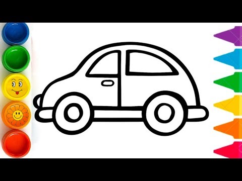 How to Draw a Cartoon Car | Easy Step by Step Tutorial