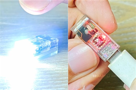 Fingertip-Sized Rechargeable Flashlight Might be World's Smallest