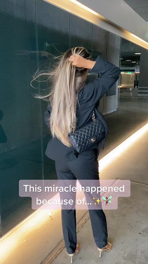 We both got these insane results from the CC Cosmetics set under 1,5 year 😳🧚🏽‍♀️✨💗 #fyp #viral #makemefamous #hairtransformation #haircare