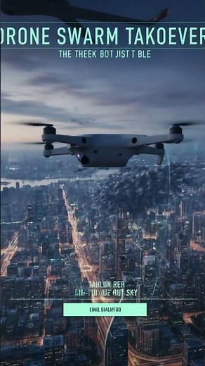 Drone Swarm Takeover in 4K | AI-Controlled Sky Simulation