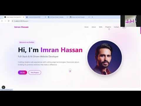My portfolio website using next js #next Js