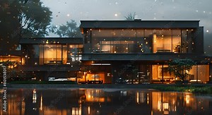 Digital house construction concepts using augmented reality for architectural design visualization. Concept Augmented Reality, Architectural Design, Digital Construction, Visualization Stock Video