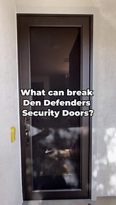 What can break a Den Defenders Security Door? Nothing. Not knives, not hammers, not even your best attempt. 😎 Because real protection means strength you can see—and trust. • Reinforced aluminum frame 💪 • Stainless steel mesh that won’t rust or tear 🔒 • Tamper-proof design that holds strong under pressure 🧱 • Built to protect, built to last 🔧 Proudly made in the USA 🇺🇸, with a lifetime no break-in warranty and backed by 0% interest for 12 months (OAC) 💳 When we say secure… we mean unbreak