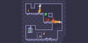 每日游戏推荐：古堡里来了几个外星年轻人《Alien Escape》