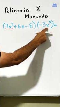 Multiplicación de expresiones algebraicas polinomio por monomio
