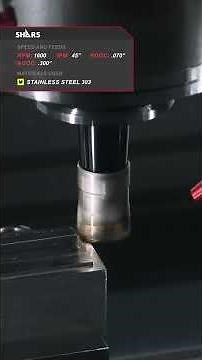 Milling Stainless Steel | Shars - 4 Flute Coolant Thru Indexable End Mill Head LNKT Insert