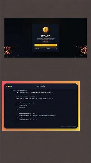 How to Make an Animated Confetti Page Celebration in JS 🔥 🎨 👀