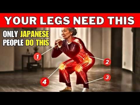 6 Exercises the Japanese do to Double Their Leg Strength After 60