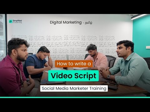 How to write a Video Script Social Media Marketer Training