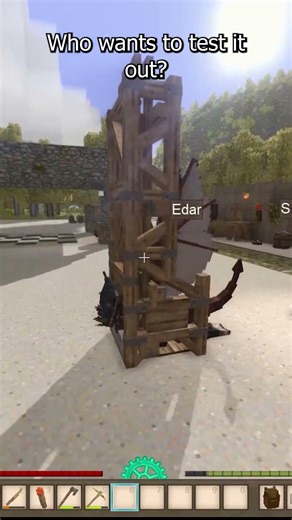 Players React to GUILLOTINE at Spawn || Vintage Story #vinagestory #multiplayer #shorts