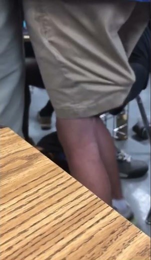 Getting frisky in back of the class