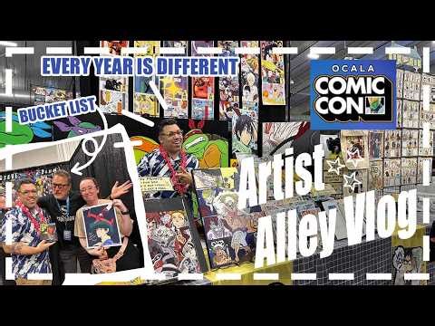 Massive Difference & Reflecting on my BEST Ocala Comic Con! Artist Alley Vlog