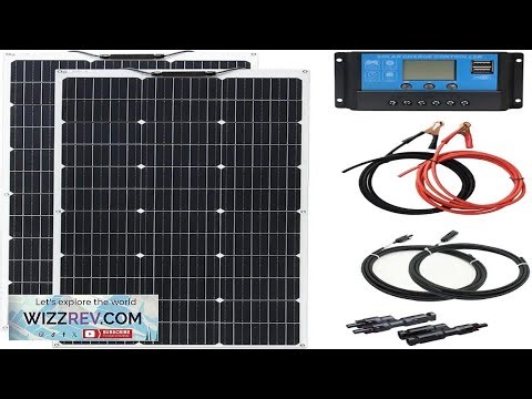 200w Solar Panels 100W Solar Panel 12v Solar Panel Kit 300W Flexible