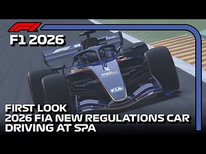 FIRST LOOK: F1 2026 concept car First Laps at Spa-Francorchamps. new active aero!｜#F1 #Assettocorsa