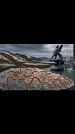 In 2018, Russian scientists thawed 300 prehistoric worms from Siberian permafrost. Two of them revived-one estimated at 32,000 years old, the other 41,700-and began moving and eating‼️ #russia | Swagteamondeck