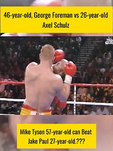 136K views · 593 reactions | George Foreman vs Axel Schulz #boxing #boxing壘 | Nikolas Mata | Facebook