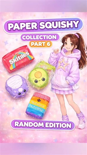 Paper Squishy Collection 🎉 Random Edition Part 6 | Cute DIY Squishies 💕 #squishy #Vstar