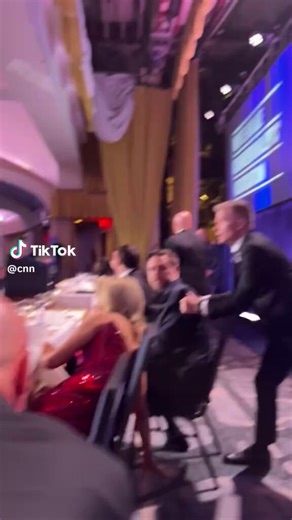 Weird … Vance escorted out before Trump. Then Trump falls down as he’s getting escorted out.