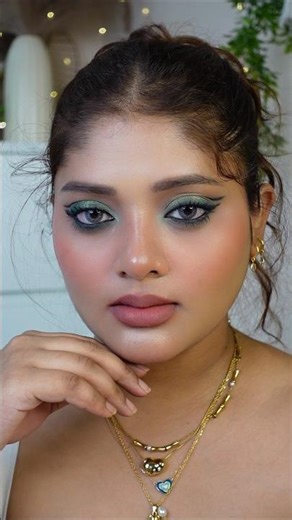 easy green smoky eyes tutorial #makeup #makeuptutorial eyelook for beginners #smokeyeye