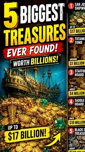 5 Biggest Treasures Ever Found Worth BILLIONS!