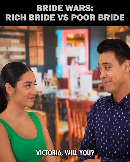 Bride Wars: Rich Bride v Broke Bride. | Totally Studios