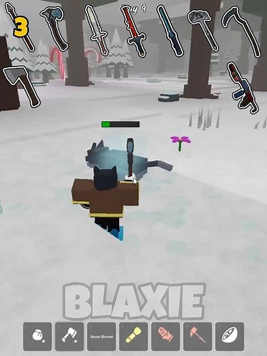 All Melee Weapons vs Wolf in 99 nights in the forest