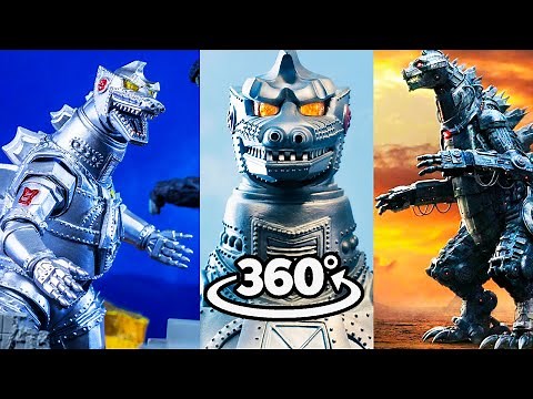 Mechagodzilla Evolution (1974-2021) | 360°Video Home Theater [4K]