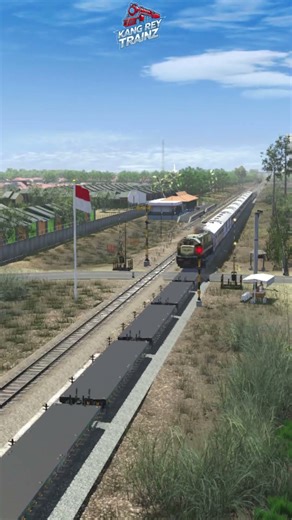 Kereta Api CC201 Pertamina Hampir menabrak Kereta Yang Menaiki kereta Barang #keretaapi #train