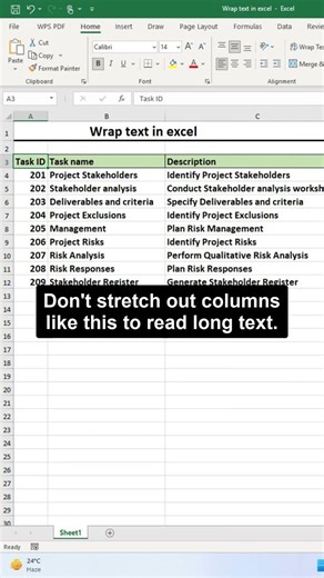 wrap tax function in MS Excel #excelshorts #spreadsheetmagic #excel