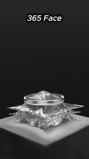 1 Face VS 4650 Face 3D Cloth Simulation Blender Satisfying #3d #shorts #satisfying #blender