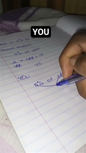 How to workout percentage