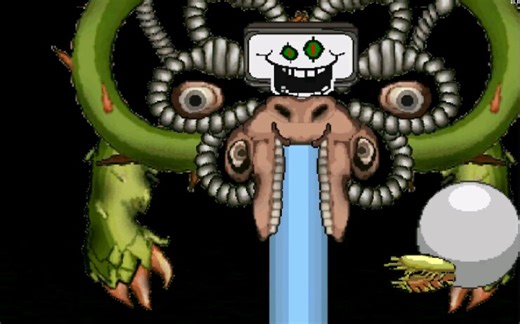 【Mugen】黑丸12P VS Omega Flowey