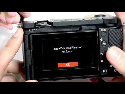 SONY ZV-E10 II – How to Recover Image Database