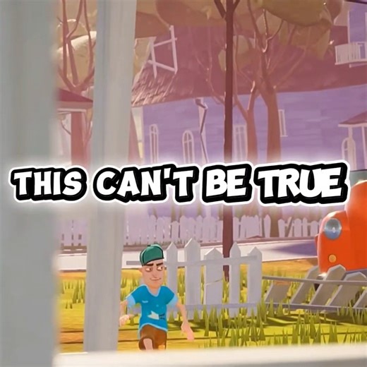 2 neighbors?? #helloneighbor #glitch #cutscene #gaming #shorts