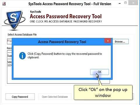 How to Recover Forgotten or lost Password of ACCDB and MDB files
