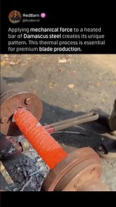 Damascus Steel The Forging Process 🔥