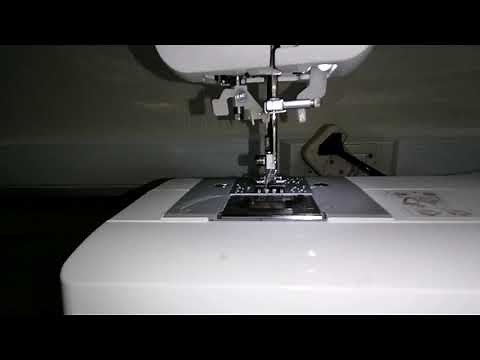 Brother GS3700 Demonstration (Stitching through 8 layers of material with ease)
