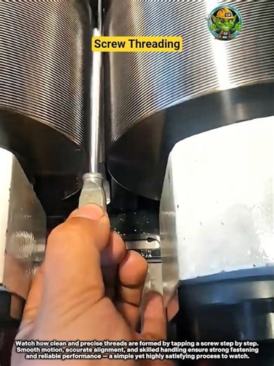 Perfect Screw Threading in Action 🔩⚙️