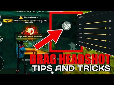Drag Headshot Top 5 Tips and Tricks | Free Fire Auto Headshot Tutorial