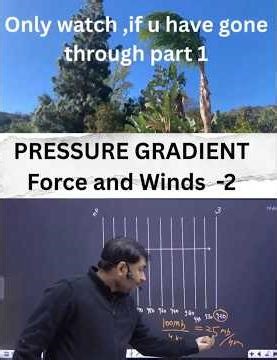 Forces affecting Winds| Pressure Gradient Force - 2 #upscprelims2026 #optionalgeography #upscmains