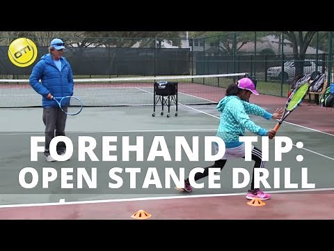 Open Stance Forehand Drill