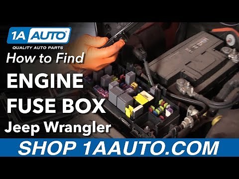 How to Replace Fuses Engine Fuse Box 06-18 Jeep Wrangler