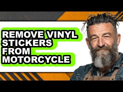 How to Remove Vinyl Stickers from Motorcycle (only Way)